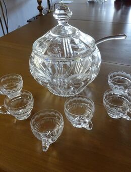 Bowle-Service (schwere Glasausführung), mit Schöpfkelle - Lippstadt