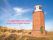 Christliche Postkarten der Edition Katzenstein - Motiv: "Postkarte: Leuchtturm-Sylt/Quermarkenfeuer-Rotes-Kliff - Karten mit Tiefgang - NEUWARE - Wilhelmshaven Zentrum