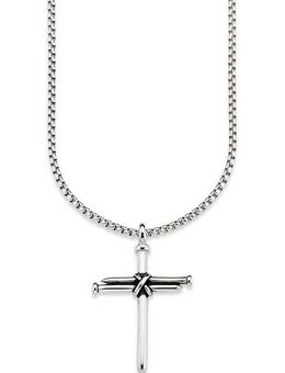 Bruno Banani Kette mit Anhänger Schmuck Geschenk Halskette Kreuz, Venezianerkette