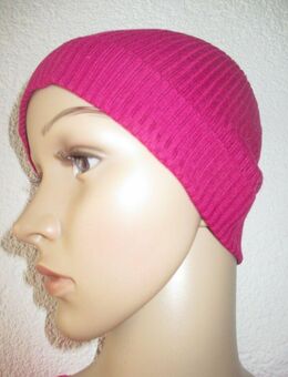 NEU * Edel * Seiden- Ripp * DESIGNER * Feinstrick * Strickmütze * Mütze * Beanie  * All Size * erika * pink - Riedlingen