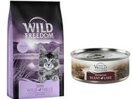 6,5 kg Wild Freedom + 6 x 70 g "Instinctive" Nassfutter gratis! - Kitten: Wild Hills - Ente + 6 x 70 g Ente