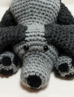 "Paul"❤️ Hund gehäkelt Amigurumi Kuscheltier Plüschtier - Kerken
