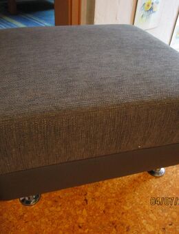 Sitzhocker Grau - Weichs