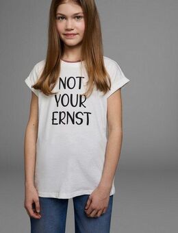 KIDSWORLD T-Shirt NOT YOUR ERNST Kurzarm, bedruckt, Rundhalsausschnitt, aus Baumwolle