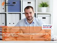 Sachbearbeiter*in Prozessmanagement (m/w/d) Vollzeit / Teilzeit - Dortmund