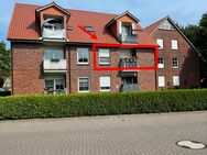 Gemütliche Obergeschosswohnung mit Einbauküche und Balkon in Zentrumsnähe von Wittmund - Wittmund