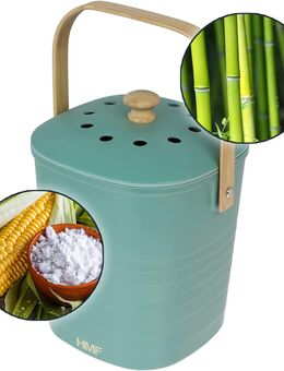 HMF Nachhaltiger Biomülleimer Komposteimer Deckel 3L #3780-3L-06 - Birkenfeld (Baden-Württemberg)
