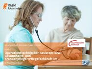 Operationstechnischer Assistent bzw. Gesundheits- und Krankenpfleger/Pflegefachkraft im Augen-OP (m/w/d) - Sulzbach (Saar)