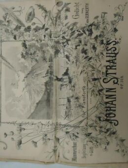Johann Strauss Partitur Noten antik - Berlin Marzahn-Hellersdorf
