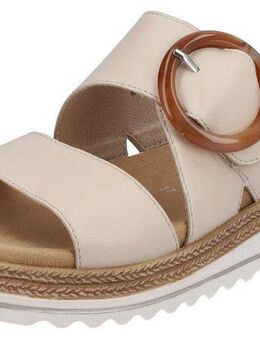 Remonte Pantolette, Keilabsatz, Sommerschuh, Schlappen mit Zierschnalle