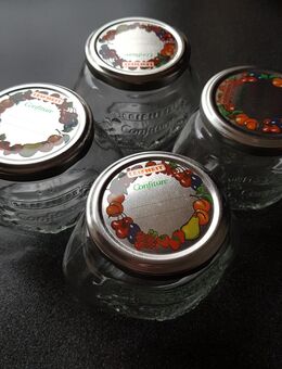 4x Leifheit Marmeladenglas, Geleeglas, Confitüreglas, 0,25 L - Hamburg Wandsbek