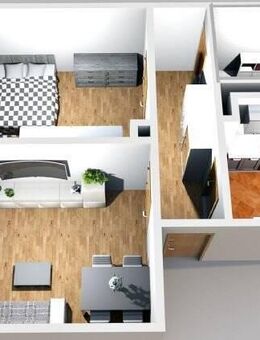 helle 2-Raum-Wohnung mit Balkon und Tageslichtbad in ruhiger Lage - Leisnig