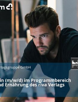 Volontär*in (m/w/d) im Programmbereich Kochen und Ernährung des riva Verlags - München