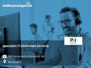 Specialist IT-Sicherheit (m/w/d) - Wiesbaden