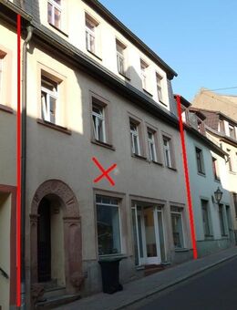 kleines Mehrfamilienhaus mit sehr schönem Terrassen Grundstück nahe am Schloss Colditz - Colditz