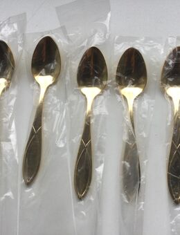 SBS Original Löffel Teelöffel Set 23 Karat Hartvergoldet - Fulda