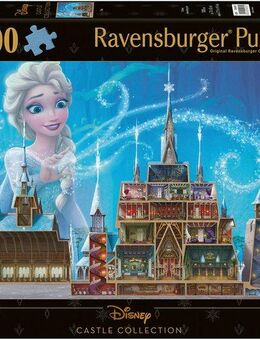 Ravensburger Puzzle Castle Collection - Disney Princess, Elsa, 1000 Puzzleteile, Made in Germany