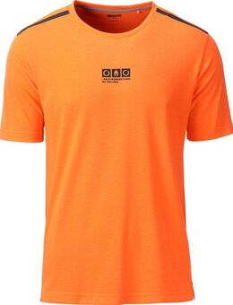 DEPROC Active Funktionsshirt NAKIN MEN MELANGE Funktionsshirt mit V-Ausschnitt