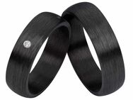 Traumhafte Carbonringe C002 mit Diamant oder Zirkonia - Aholming