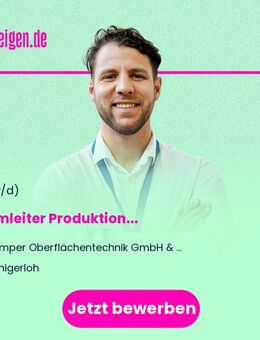 Teamleiter (m/w/d) Produktion - Ennigerloh