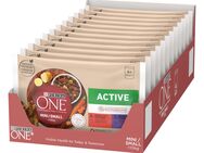 Purina ONE Mini Active Rind & Ente - Sparpaket: 12 x 85 g
