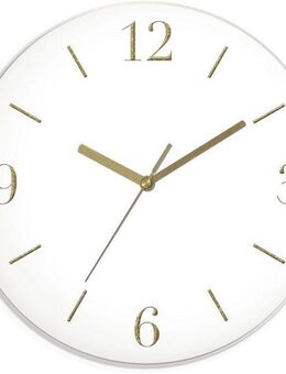 Leonique Wanduhr Aurum (wahlweise mit Quarz- oder Funkuhrwerk, lautlos ohne Tickgeräusche)