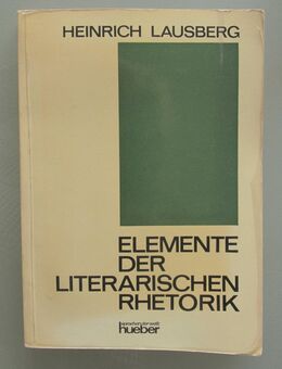 Lausberg: Elemente der literarischen Rhetorik (1971) - Münster