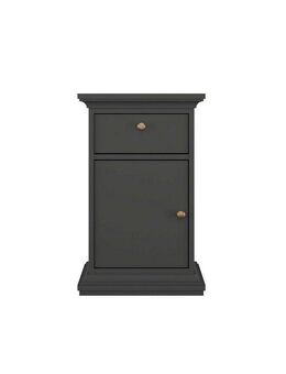 Home affaire Nachtkommode Paris Nachttisch, Nachtschrank, Beistelltisch, mit 1 Tür und 1 Schublade, Stauraum, Kranzprofil, Breite 43,6 cm