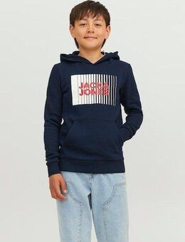 Jack & Jones Junior Kapuzensweatshirt JJECORP LOGO SWEAT HOOD PLAY NOOS JNR
