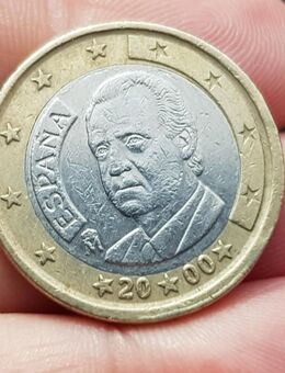 1 Euro Münze Jahrgang 2000 mit König Juan Carlos |Sammlerstück - Stolberg (Rheinland, Kupferstadt)