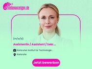 Assistentin / Assistent / Sekretärin / Sekretär (w/m/d) - Karlsruhe