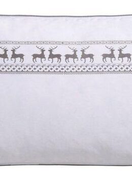 Älgdröm Federkopfkissen Sorsele Kopfkissen in 40x80 cm und 80x80 cm, Füllung: 90% Federn & 10% Daunen, Bezug: Baumwolle, Bauchschläfer, Rückenschläfer, Seitenschläfer, Kissen, Made in Germany