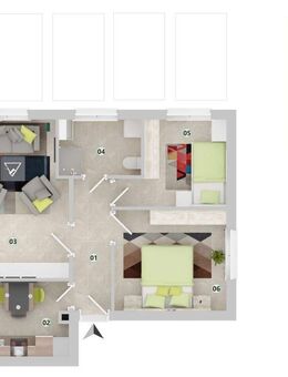 3 Zi. EG-Whg. m. Terrasse und behindertenfreundlichem Zugang - Soest