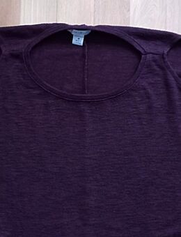 Schulterfreies Langarmshirt in Bordeaux, Gr. M/L - Hürth
