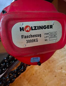 Flaschenzug 3 Tonnen Holzinger 3Tx 3Meter - Plüderhausen