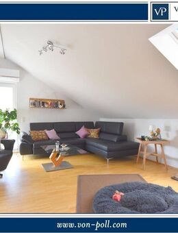 Neuwertige Dachgeschosswohnung mit Klima, Garage, Stellplatz und Fahrradraum - Mutterstadt