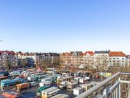 Stilvoll und exklusiv : Wohnen über zwei Etagen mit Blick auf den Blücherplatz - Kiel