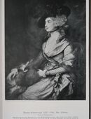 Kunstdruck : Thomas Gainsborough ( 1727 - 1788). Mrs. Siddons. ,London Nationalgalerie , Blatt 29cm x 19cm , M24 in 02828