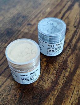Glitzer Deko Silber Gold Pigment Rico Resin Pearl Silver Gold NEU - Hannover