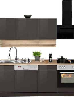 KOCHSTATION Küchenzeile KS-Virginia, Breite 220 cm, wahlweise mit oder ohne E-Geräte