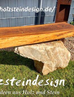 Bank, Gartenbank, Steinbank, Holzbank, Eiche, Sitzgelegenheit - Argenthal