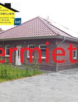 Kurzfristig bezugsfrei: Moderner Bungalow mit Carport! - Friedeburg