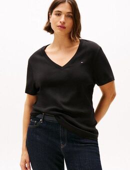 Tommy Hilfiger Curve V-Shirt CRV SLIM CODY V-NK SS in Großen Größen