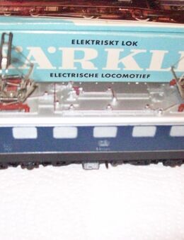 Märklin h0 Fehldruck Rarität E-Lok 3034 BR E41024 blau Guss 1963 OVP rar schöner Zustand geprüft - Lübeck