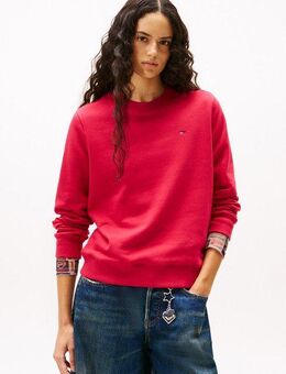 Tommy Jeans Sweatshirt TJW REG S FLAG CREW mit Logostickerei