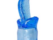 Blauer Aufsatz mit großer Zunge für Wand Vibratoren - Espenau