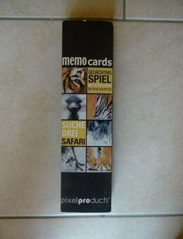 memo cards "Suche drei Safari" Gedächtnisspiel zu verkaufen - Walsrode