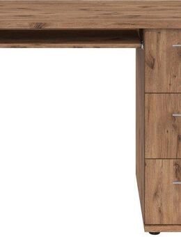 VOGL Möbelfabrik Schreibtisch Tobi, optional mit Tastaturauszug, mit 3 Schubkästen, Breite 115 cm, Made in Germany