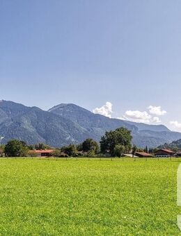 Weitläufige GARTENWOHNUNG mit freiem Bergpanorama in bester Lage von Rottach-Egern, 5 Min. zum See - Rottach-Egern