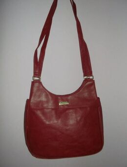 STE-1 Handtasche, Umhängetasche, Damentasche, Schultertasche, handbag, Rot - Lübeck